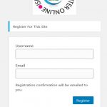 রেজিষ্ট্রেশন পেজ